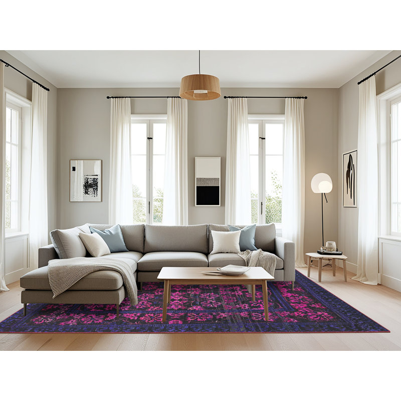 Abstract Indoor Rug, Rectangle 8' x 12'