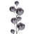 Vickerman 10' Silver Ball Branch Garland.-120043214