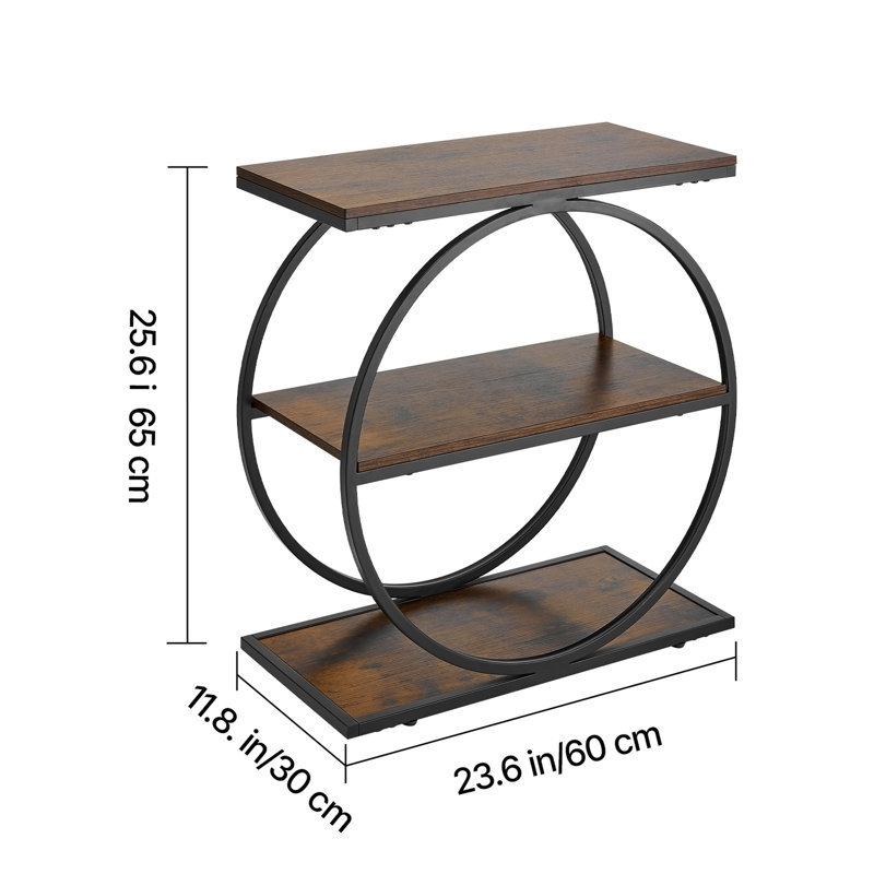 End Table, 25.59" H x 23.62" W x 11.81" D