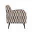 Fauteuil d'appoint en tissu de polyester Rich Red