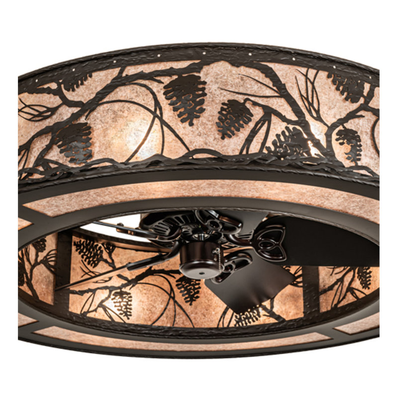 Whispering Pines Downrod Ceiling Fan