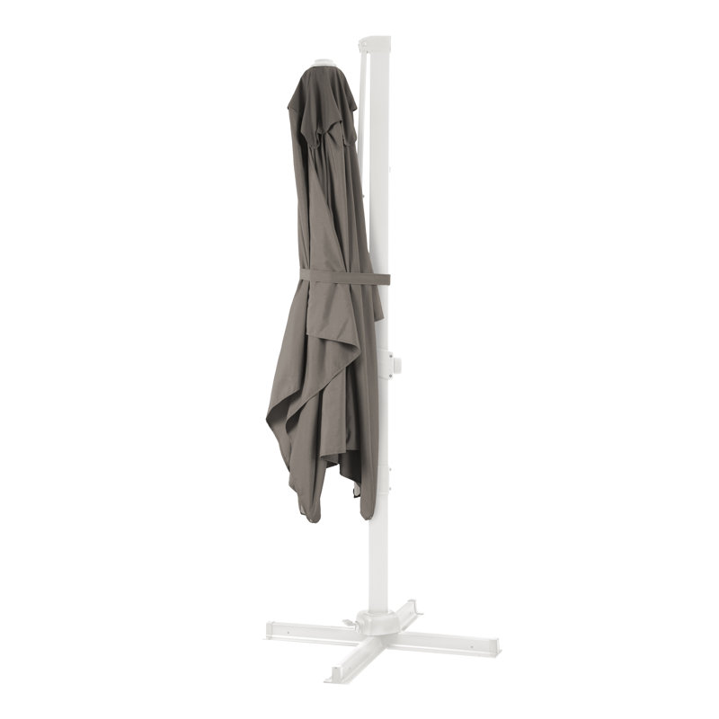 Briyelle 300cm Cantilever Parasol, White, Taupe