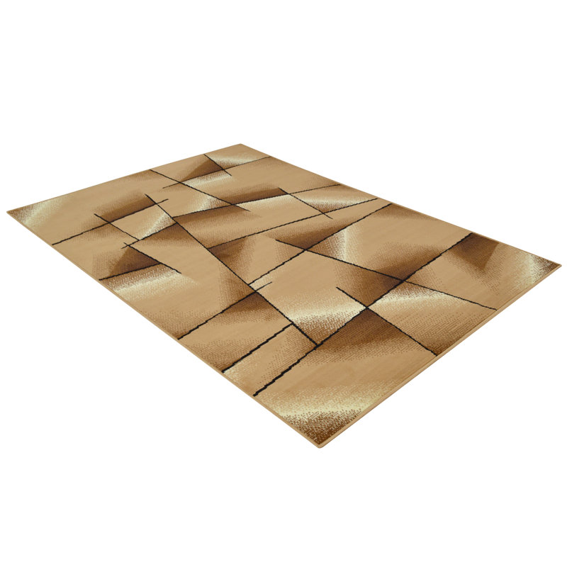 Kir Geometric Indoor Rug, Rectangle 5'2" x 7'