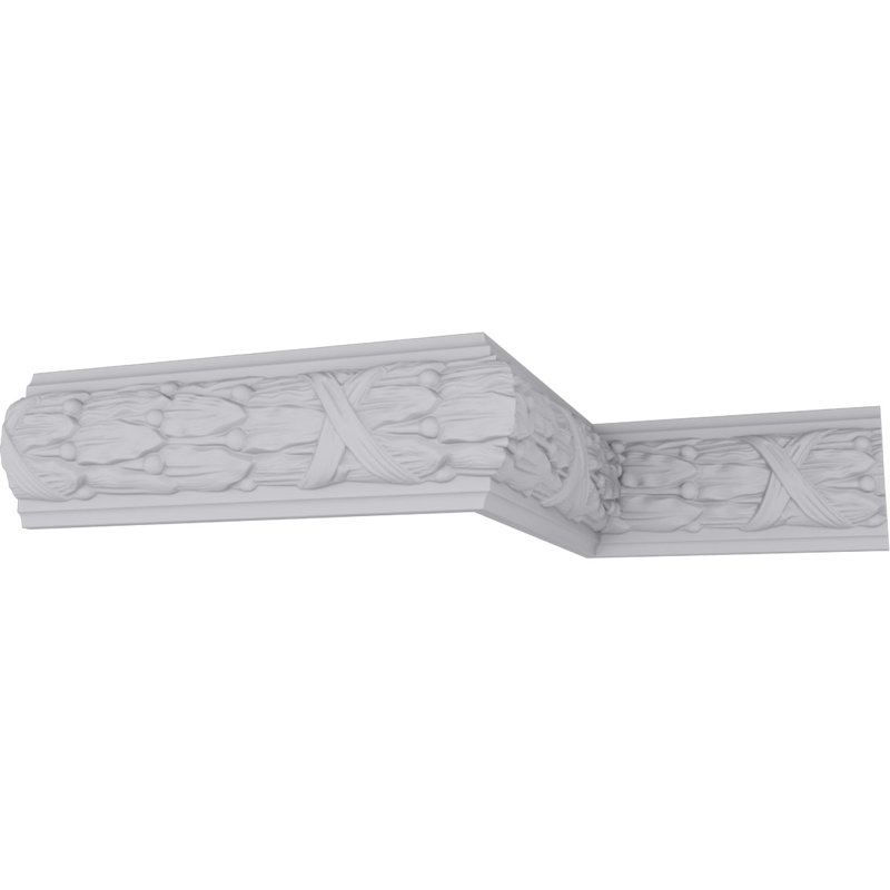 3"H x 1 1/8"P x 94 1/2"L Dublin Leaves Panel Moulding