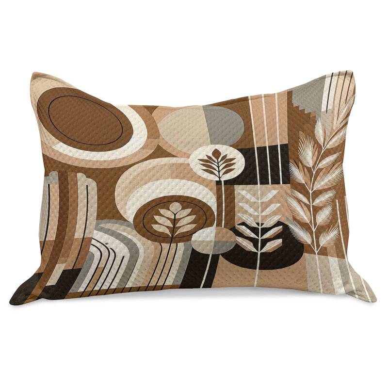 Housse de couette Ambesonne Monstera Boho Arrange Mid Century, H 20 po x l 30 po