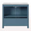 Organisateur de meuble-lavabo 36 po avec lavabo en céramique, ensemble d'armoire de rangement, bleu rétro-791739031