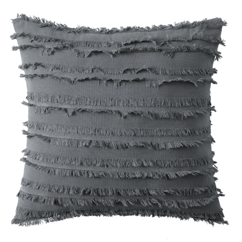  Housses de coussin et insert, gris, 20 po x 20 po, Non