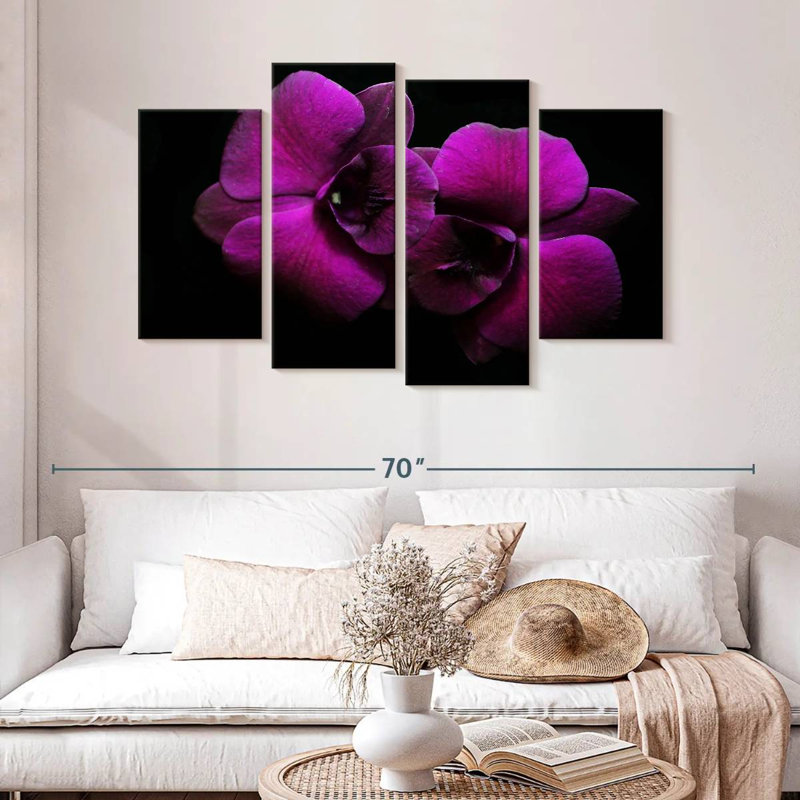 Orchidée Harnek, H 32 po x l 52 po