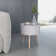 Side Table Sofa End Table Accent Coffee Table with Serving Tray Round