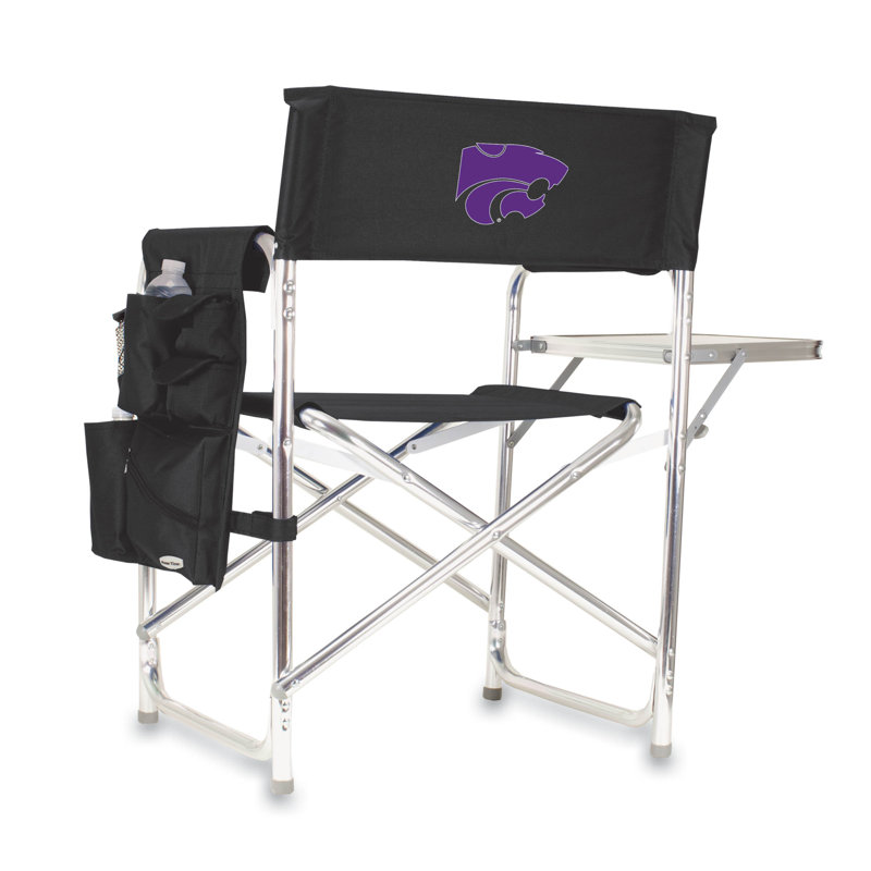 Sports Chair Director Chair, Black, Kansas State University Wildcats