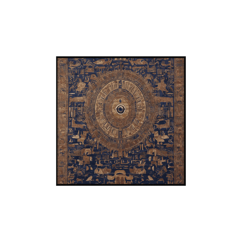 Machine Washable Brown Area Rug, Square 8'