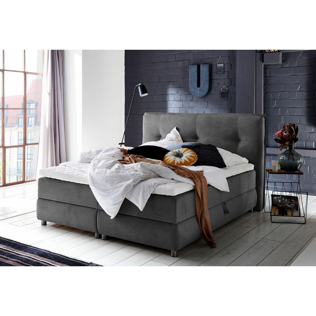 Boxspringbett Whiling mit Topper und Stauraum