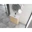 Meuble-lavabo sur pied 36 po avec lavabo en céramique blanche et 2 portes à fermeture en douceur-469170692