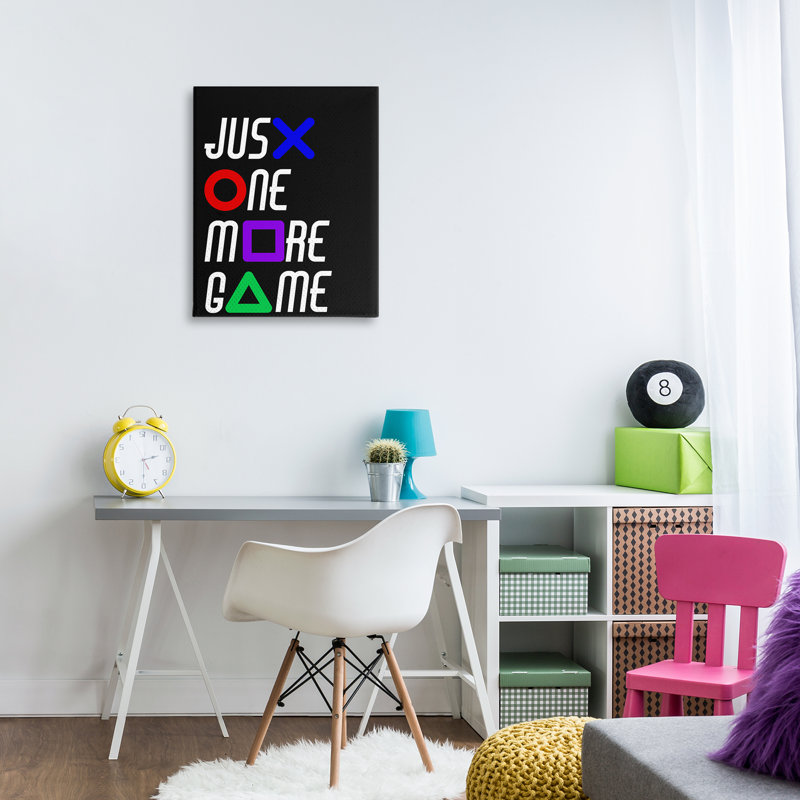 One More Game with Symbols Canvas, conception de Kim Allen, H 30 po x l 24 po