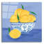  «Lemon Still Life» par Farida Zaman, art mural en verre acrylique, 12 po x 12 po