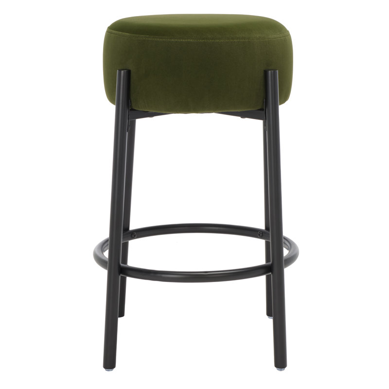Tabouret Colombe, Vert forêt, Tabouret de comptoir (siège d'une hauteur de 26,3