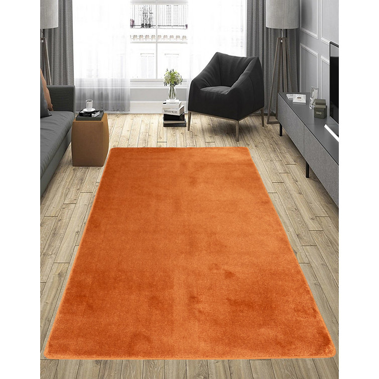 Orange Area Rug 3' x 5'