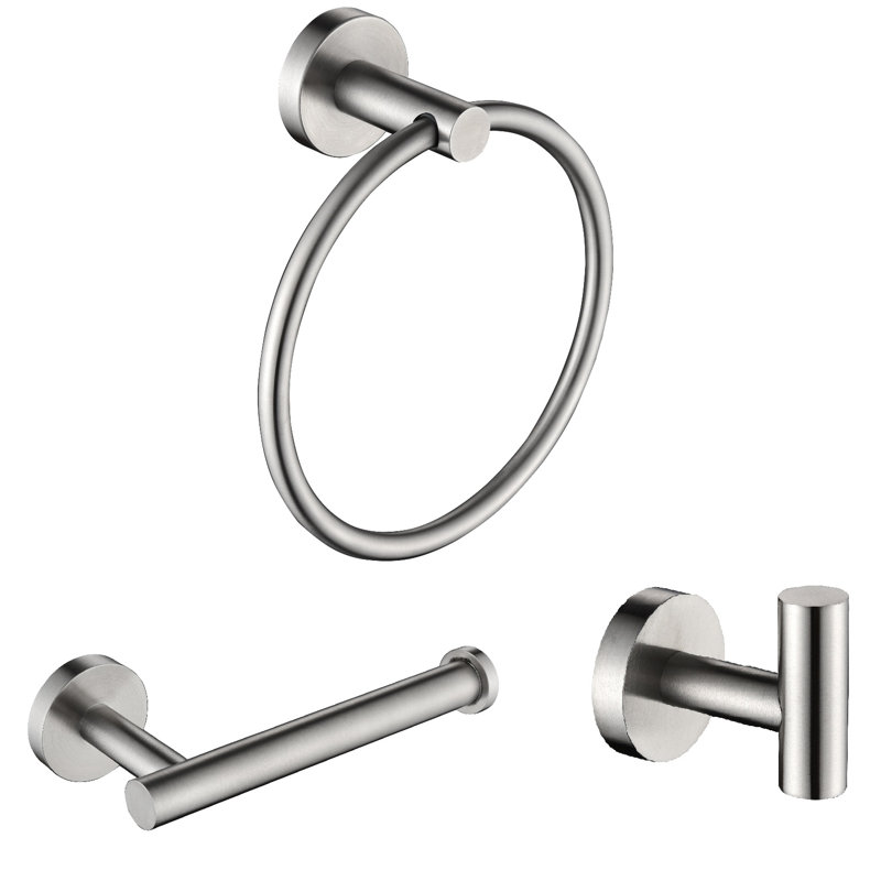 Bathroom Hardware Set,  Brushed Nickel