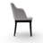 Natalia Dining Chair Black Wood Finish Upholstered Performance Fabric