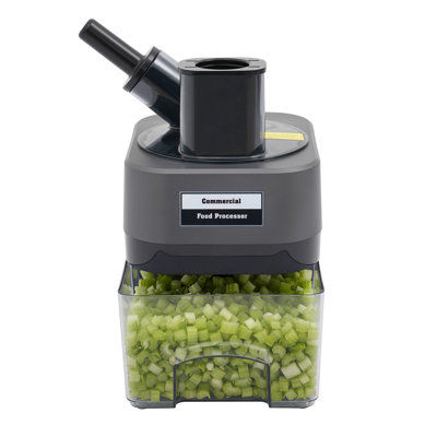 Commercial Electric Vegetable Cutter, Multi-Function Vegetable Dicer Slicer Shredder for Restaurant, 100W Heavy Duty Food Processor
