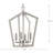 4 - Light Dimmable Square / Rectangle Chandelier-71052821