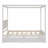 Full Size Canopy Bed With Drawers