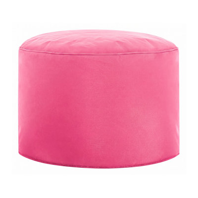  Goku 20" Round Bean Bag Pouf Ottoman, Water-Repellent