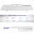 White Tempered Glass Floating Wall Shelf