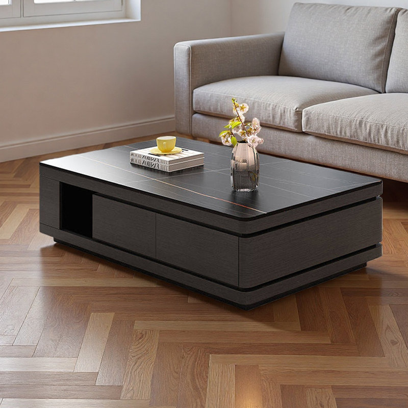 Table basse Nordic Minimalist, H 15,74 po x L 55,11 po x l 31,49 po
