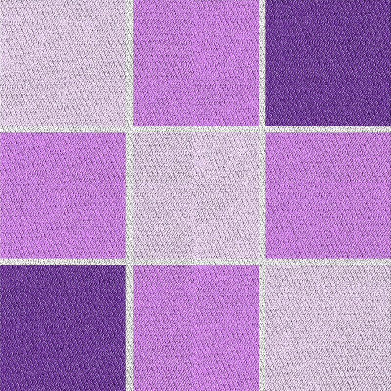 Tapis mauve à motif géométrique Kimbro, Carré 5 pi
