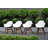 Anautica 6 - Person Eucalyptus Solid Wood Patio Dining Set Extendable and Umbrella Hole Included Rectangular Table