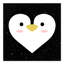 Art sur toile pingouin cardiaque Mahan