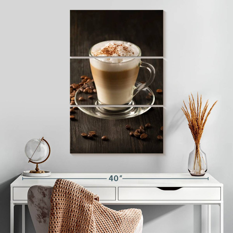 Coffee Drink Layers, 32" H x 20" W