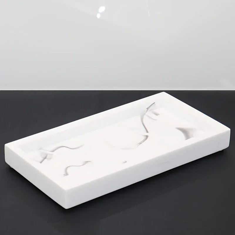 Tray - Bathroom Organizer White Small, White