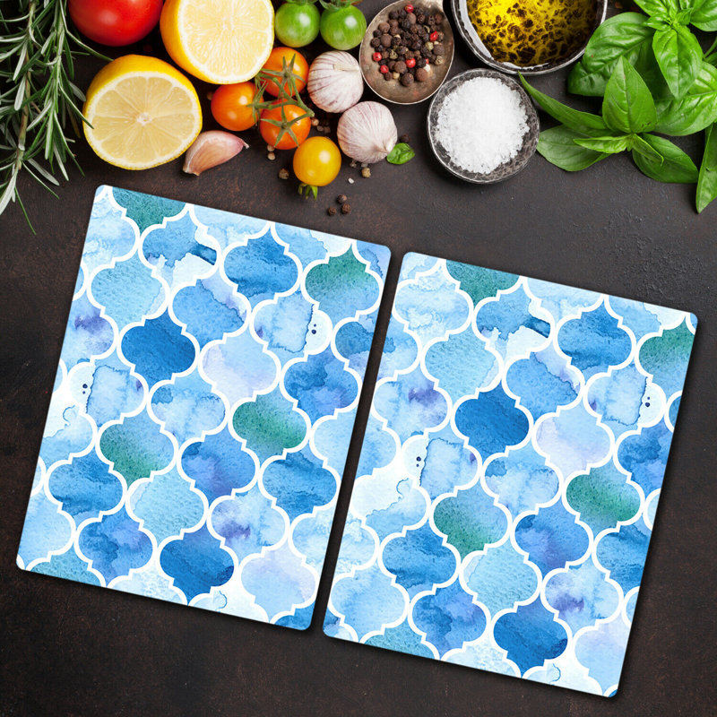 Mcbroom Tempered Glass Chopping Board, 52cm x 30cm