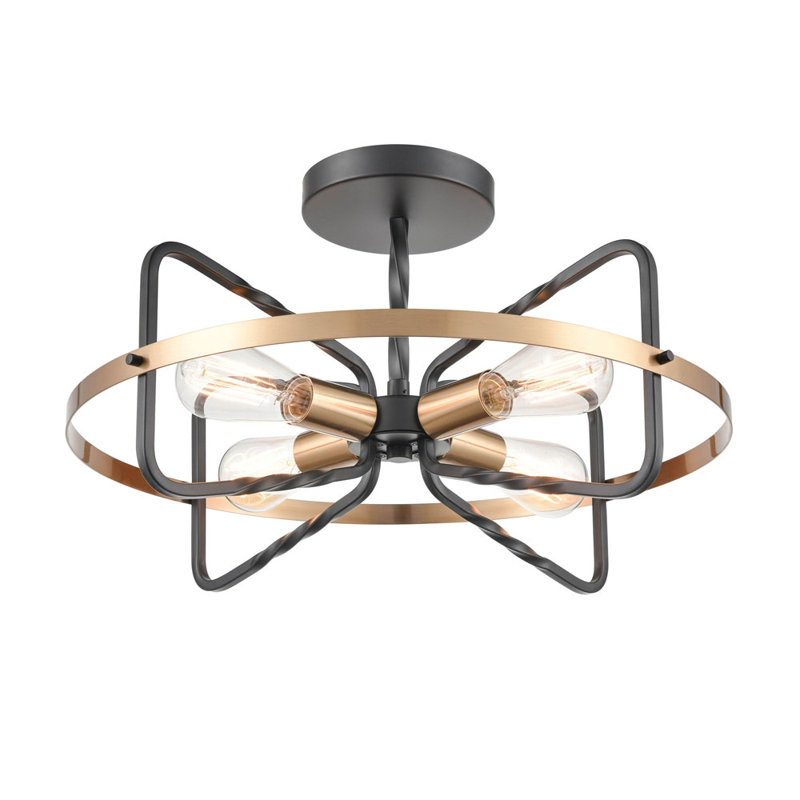 Adhrit 4 - Light Bronze Crystal Pendant