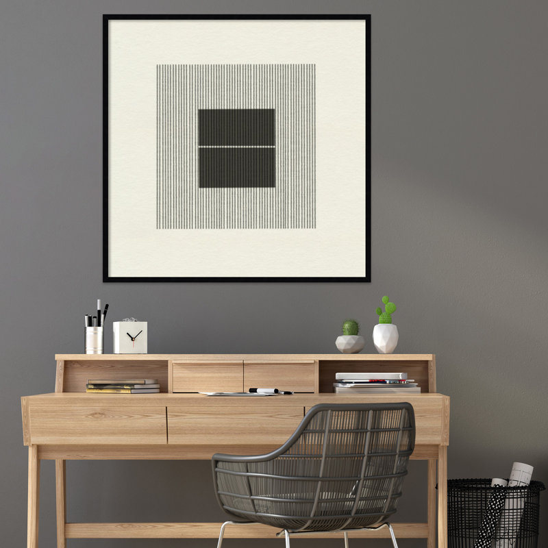 Honoring Matisse Warm by The MIUUS STUDIO, 41" H x 41" W x 1" D, Black