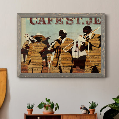 Café St. Jean - reproduction d'art sur toile