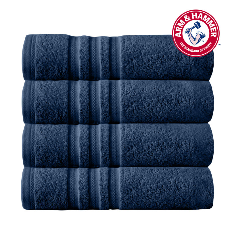 Arm & Hammer Performance Bath Towels, Navy