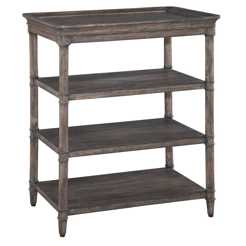 Solid Wood Tray Top End Table