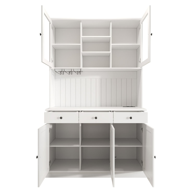 120 cm W Sideboard, White