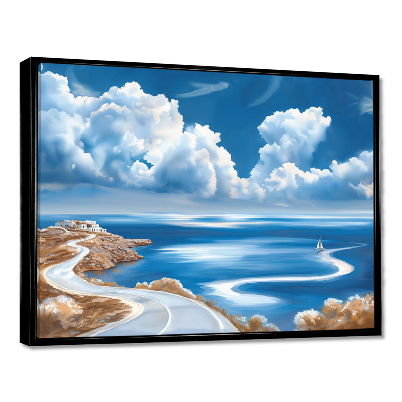 «Canada Uncharted Territory», Prince Edward Island II - Canada Wall Art Living Room, Noir, 24" H x 32" W