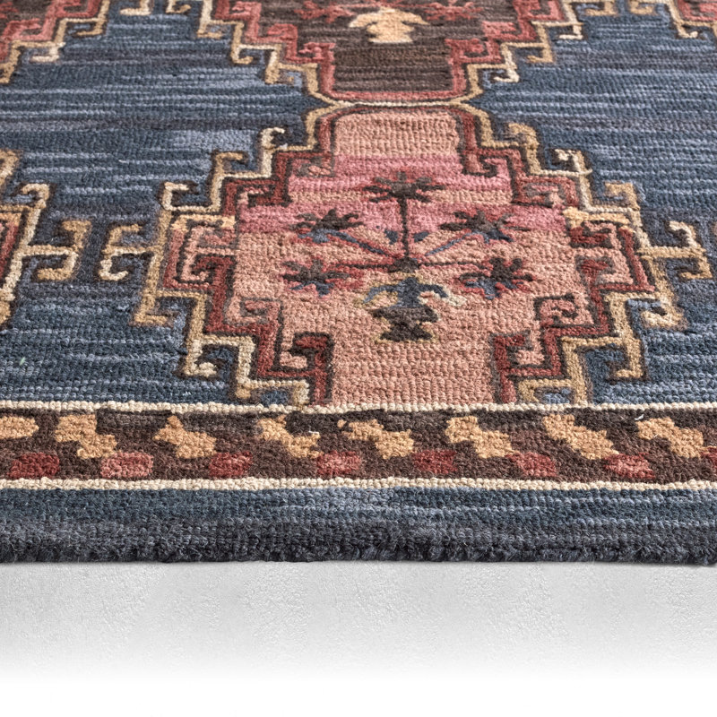 Rockford Wool Ikat Indoor Rug, Rectangle 8' x 10'