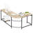 Arlie L-Shaped Metal Base Computer Desk-852620844-852620835