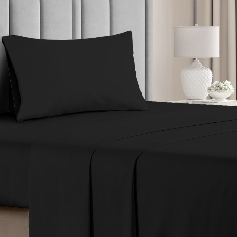 Rayon Sheet Set, Black