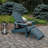 Anette Outdoor Adirondack Chair With Ottoman-910188875