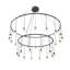Luminaire suspendu grappe 30 lumières Suspender®