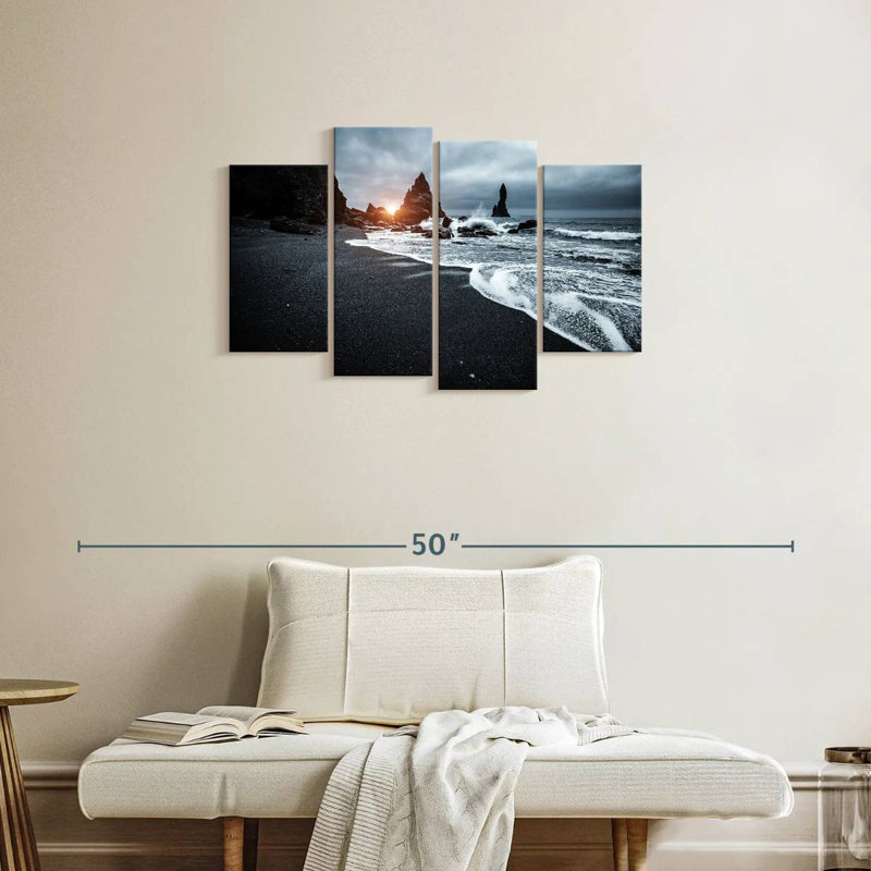 Gillard Reynisfjara sable noir Gillard, H 22 po x l 36 po