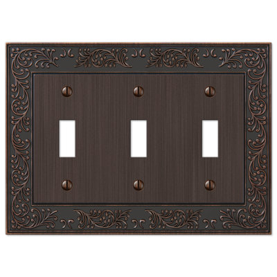 Chanhassen 3-Gang Toggle Light Switch Wall Plate