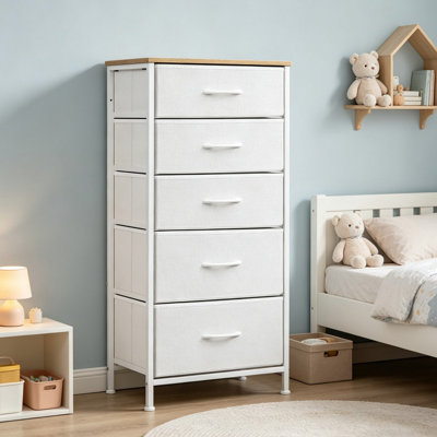 45 cm W Chest of 5 Drawers